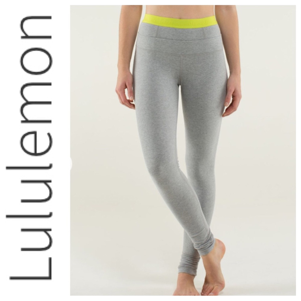 LULULEMON LIVE NATURALLY HIGH RISE LEGGINGS SIZE 6